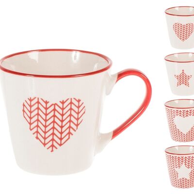 Tasse à thé au crochet en porcelaine fine sans assiette de décoration assortie cc 200