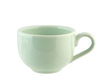 Tasse à thé en céramique verte 180 cc sans assiette 4