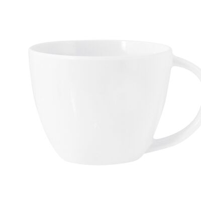 Tasse à thé en 100% Mélamine Blanc sans Assiette cc 240