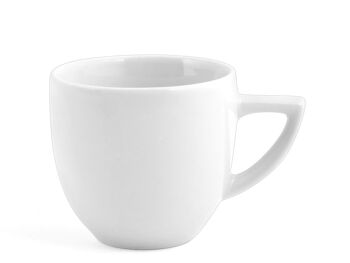 Tasse à thé porcelaine Kana sans assiette blanche cc 200 3