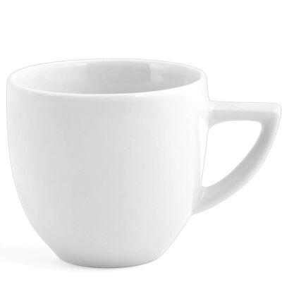 Tasse à thé porcelaine Kana sans assiette blanche cc 200