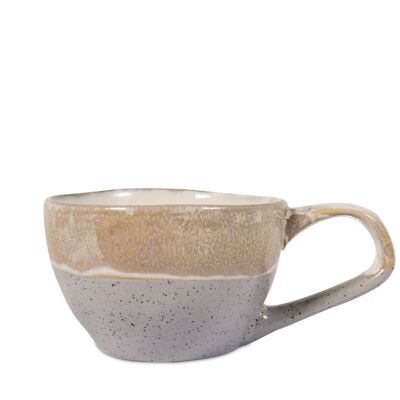 Malika tea cup in stoneware without plate assorted color cc 180