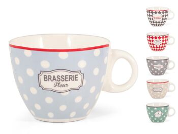 Tasse à thé en porcelaine fine Brasserie sans assiette cc 240 6