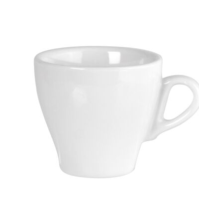 Taza de té pera en porcelana blanca sin plato cc 180