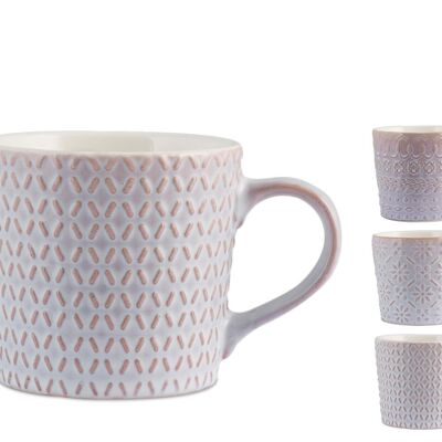Tasse à thé assortie en grès L llian sans assiette 200 cc