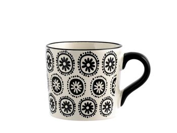 Tasse à thé Vhera en grès à décor assorti cc 220 7