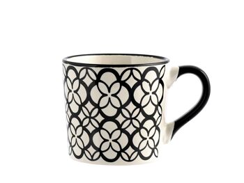 Tasse à thé Vhera en grès à décor assorti cc 220 4