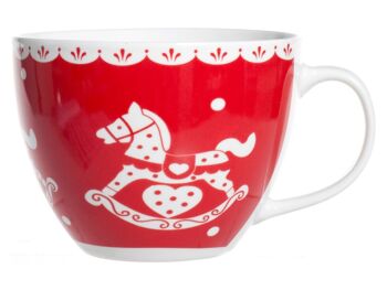 Mug jumbo Cavallino en porcelaine neuve cc 485 5