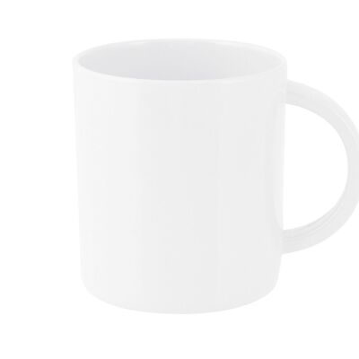 Mug 100% White Melamine cc 345