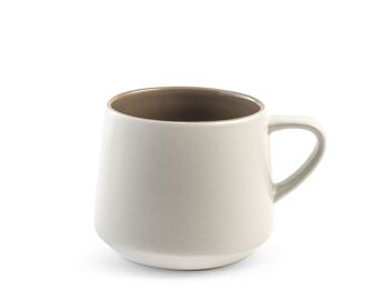 New bone china mug 31 cc décor blush assorti 8