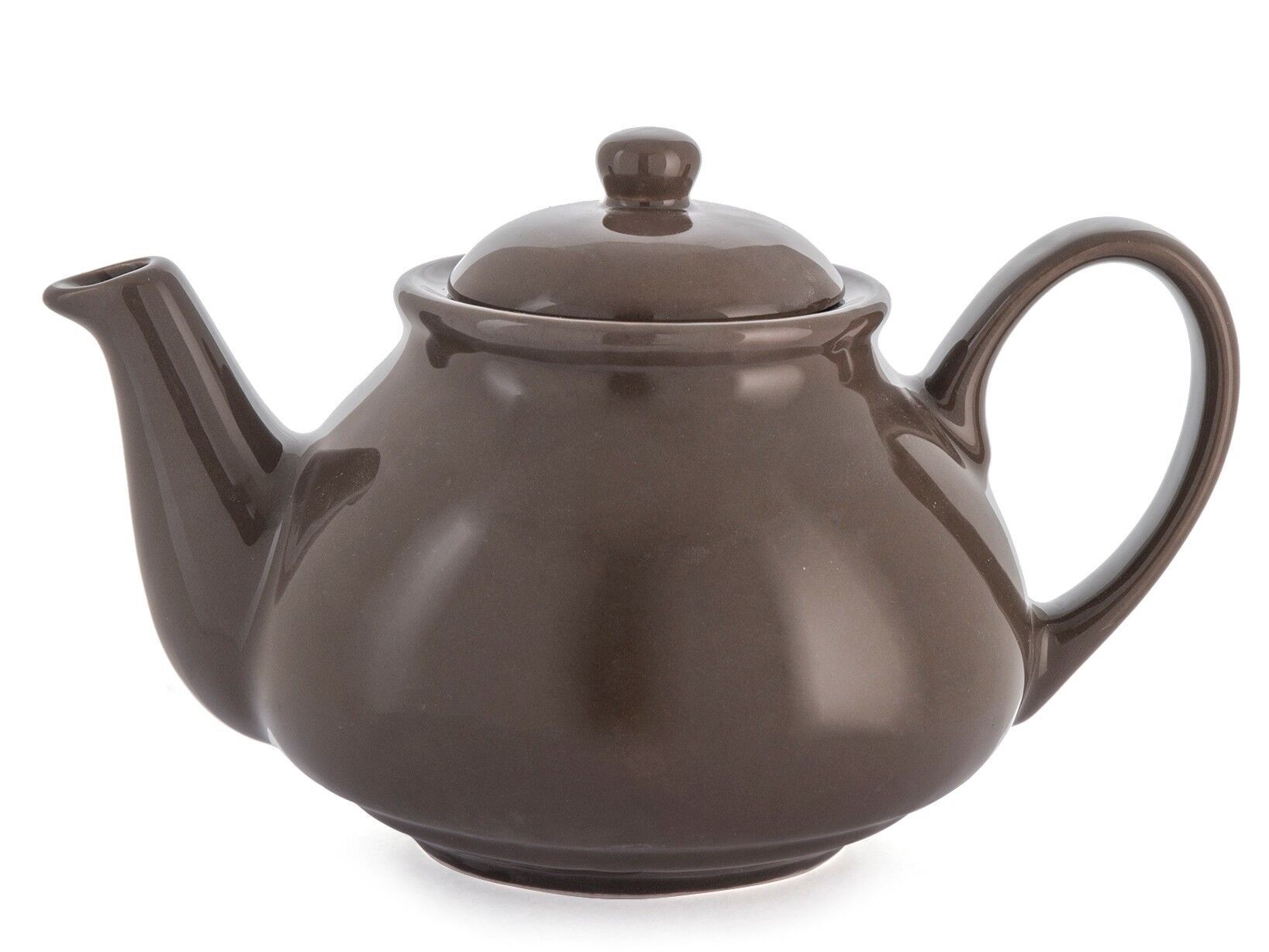 Tetera Iris de cerámica marrón cc 1100