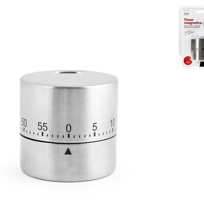 Borghese mechanical kitchen timer in stainless steel cm 6,5x6 h. Alessandro Borghese - The luxury of simplicity
