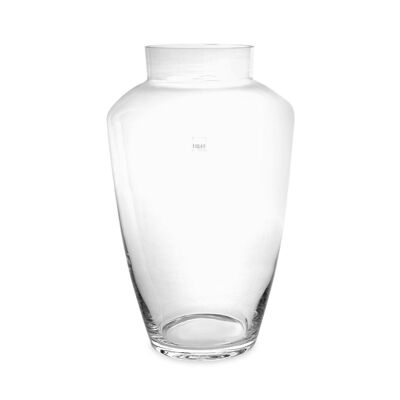 Oderno Blumenvase aus Glas H32cm Durchmesser 20cm