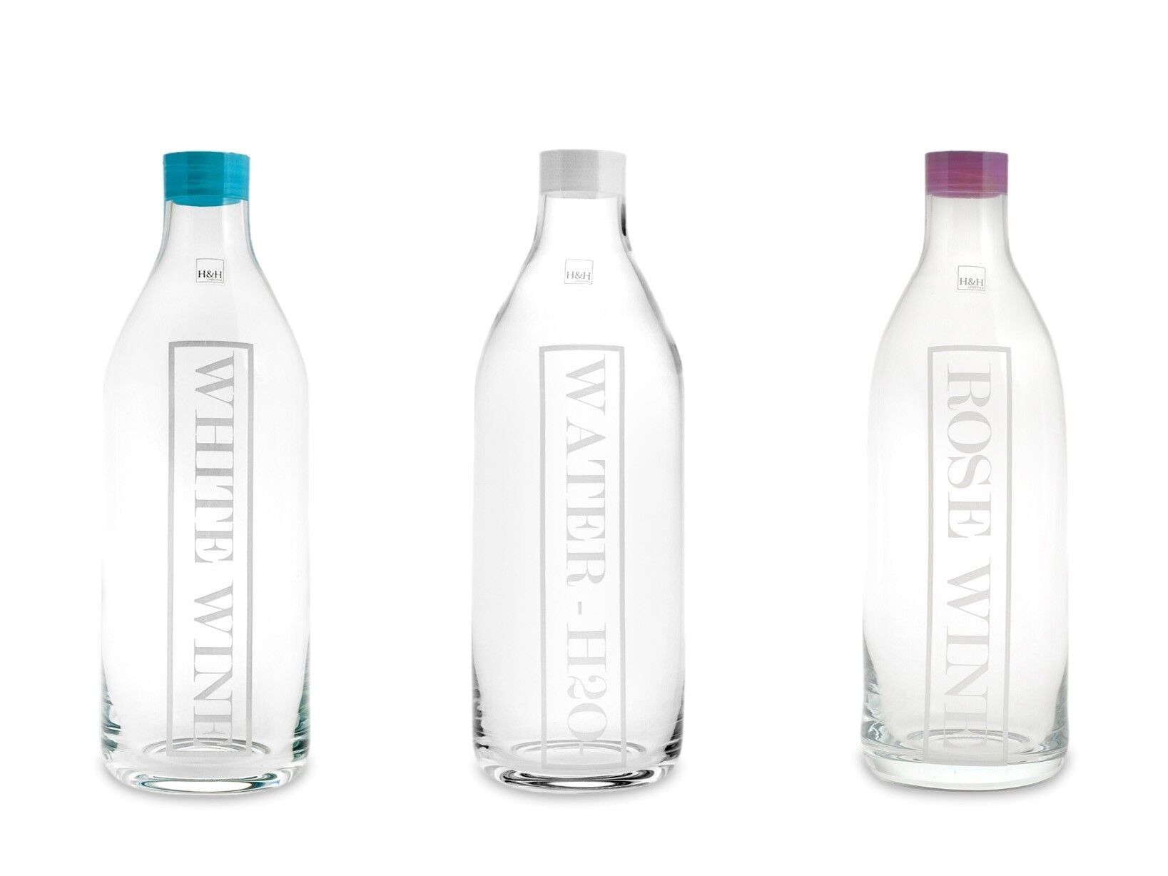 Glass Vase Wine & Water Assorted Decoration