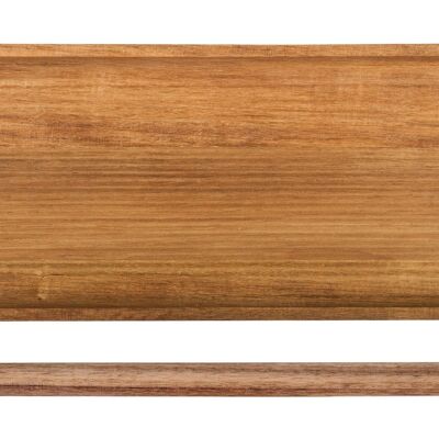 Rectangular tray in acacia wood 35x17 cm