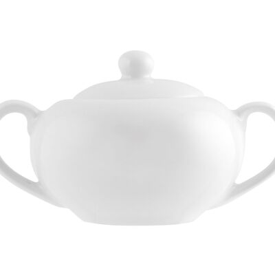 Sweden sugar bowl in white porcelain cc 325