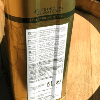 Huile d'olive extra vierge bouteille 5L, SIERRA DE UTIEL 4