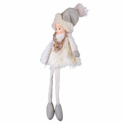 DOLL DOLL JAMBES SOUPLES BLANCHES 55 CM