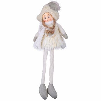 DOLL DOLL JAMBES SOUPLES BLANCHES 55 CM 3