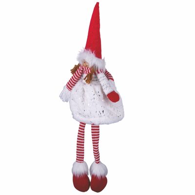 DOLL DOLL JAMBES MOU ROUGE 30 CM