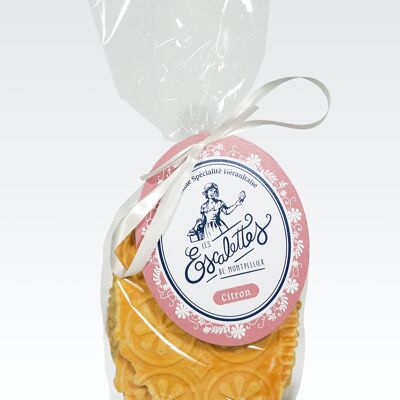 Galletas de pura mantequilla "Gaufrette" con ralladura de limón