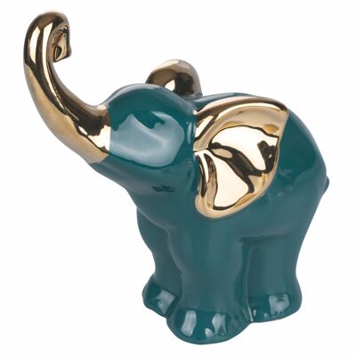 ELEFANTE OTTANIO/ORO DECORATIVO