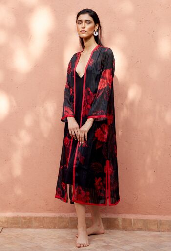 ZAGORA Red Sfifa Kimono 1
