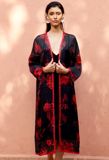 ZAGORA Red Sfifa Kimono 3