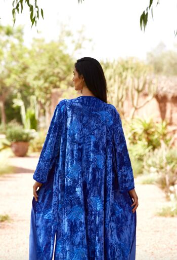 AZILA Electric Blue Kimono 4