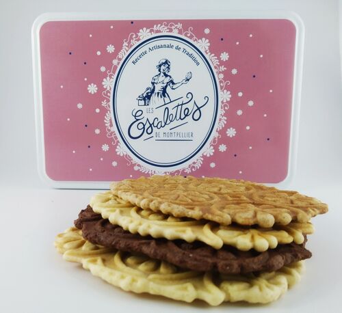 Boîte 20 Biscuits "gaufrettes" de 4 saveurs