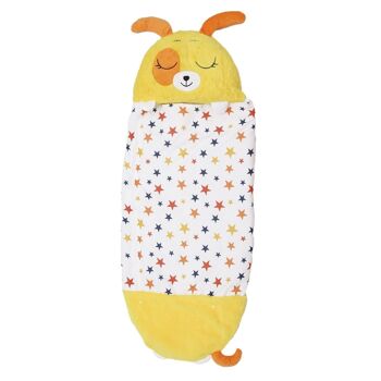 Gigoteuse transformable en oreiller, pour enfant, Puppy. Toucher pelucheux. Petit / S : 135x50cm. 3