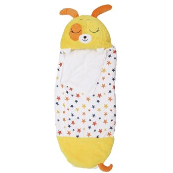 Gigoteuse transformable en oreiller, pour enfant, Puppy. Toucher pelucheux. Petit / S : 135x50cm. 4