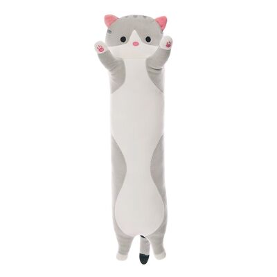 Cuscino extra morbido design gattino. 70 cm Grigio