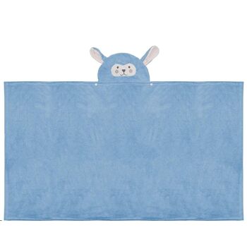 Peignoir pour enfants design Bunny. Bleu 3