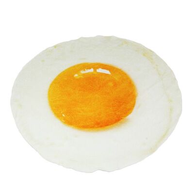 Warm flannel blanket, 120cm Fried Egg design