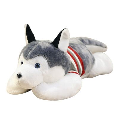 Extra soft and fluffy Husky design pillow 100cm.