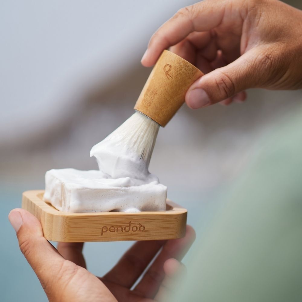 Pennello da barba in bambù | 20 pezzi