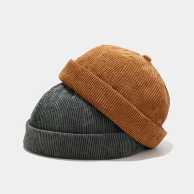 Docker cap men | polyester | pu leather | men's cap