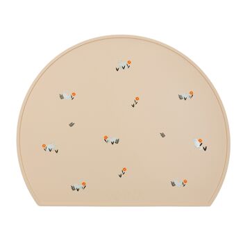 Set de table en silicone Chatons - Crème 1