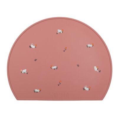 Kittens silicone placemat - Terracotta