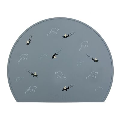 Set de Table en Silicone Aviateur - Gris Perle