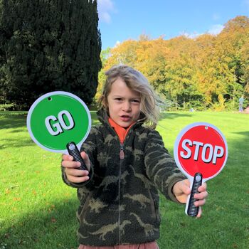 Boîte de signalisation Stop & Go, 12 pcs. à l'intérieur - Jouets pour enfants 3