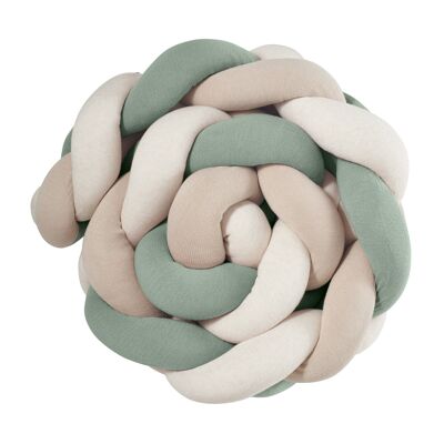 Bedsnake Braided Knit Trio Mint Sand Natural