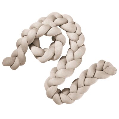Bed snake braided rope sand