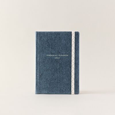 Personal Planner (Agenda 2023) Mediterranean Blue Piñatex