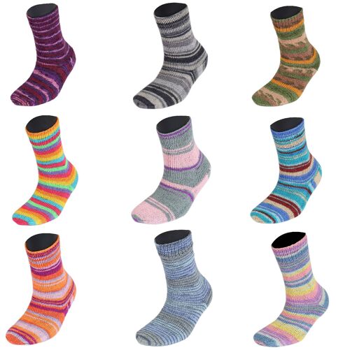 Wollbiene Socks Color 22 Sockenwolle 100g 4 fädig 4 ply Schurwolle