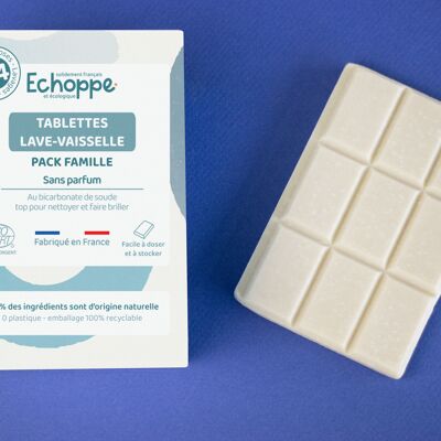 Dishwasher tablets 54 doses - Fragrance free