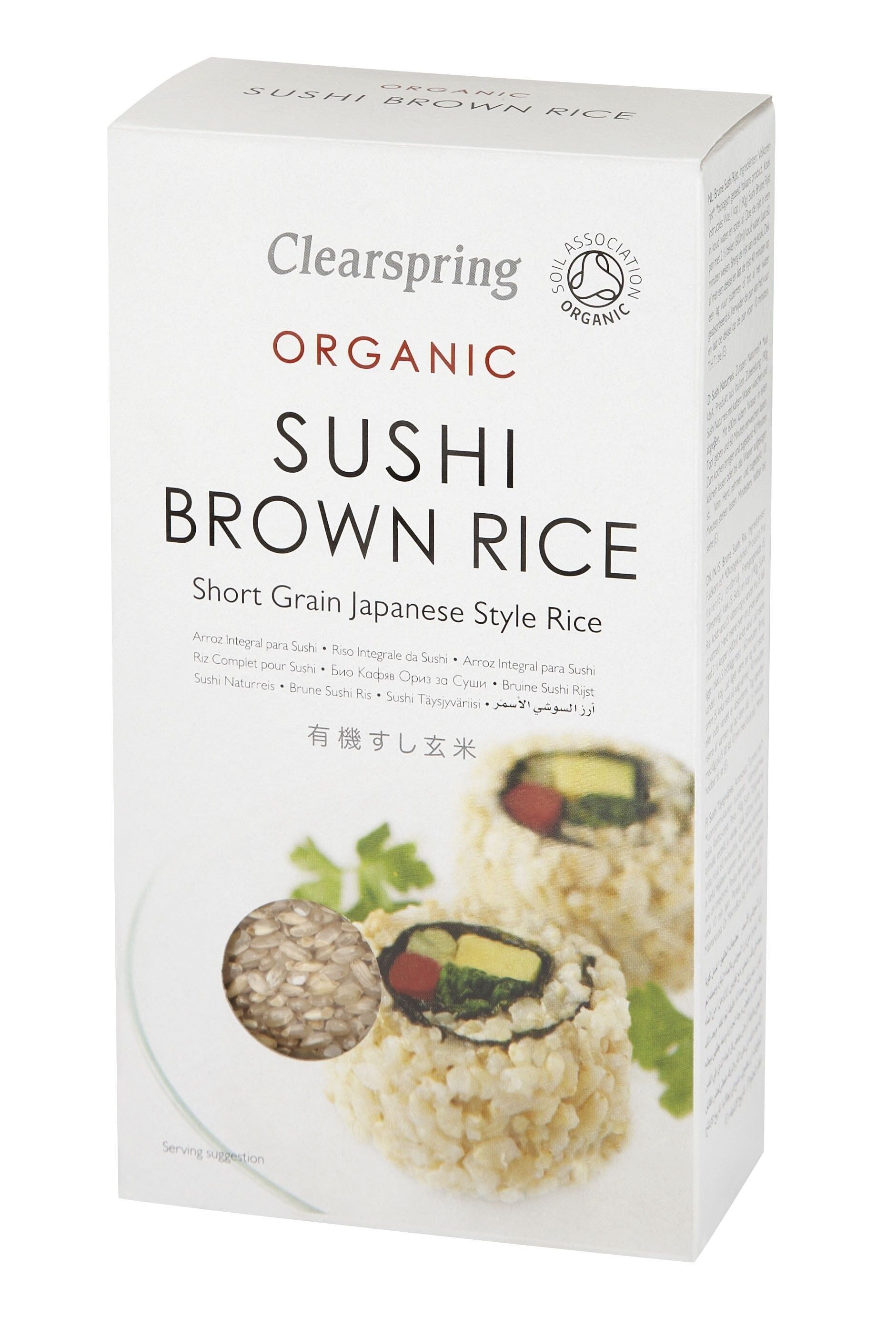 Riz complet biologique à grain rond pour sushi 500g (sous vide) (FR-bio-09)