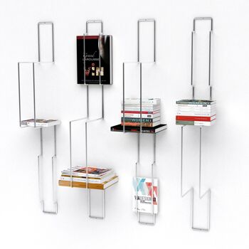 Etagère / module de bibliothèque GRIDx4 | design Thibault POUGEOISE 3