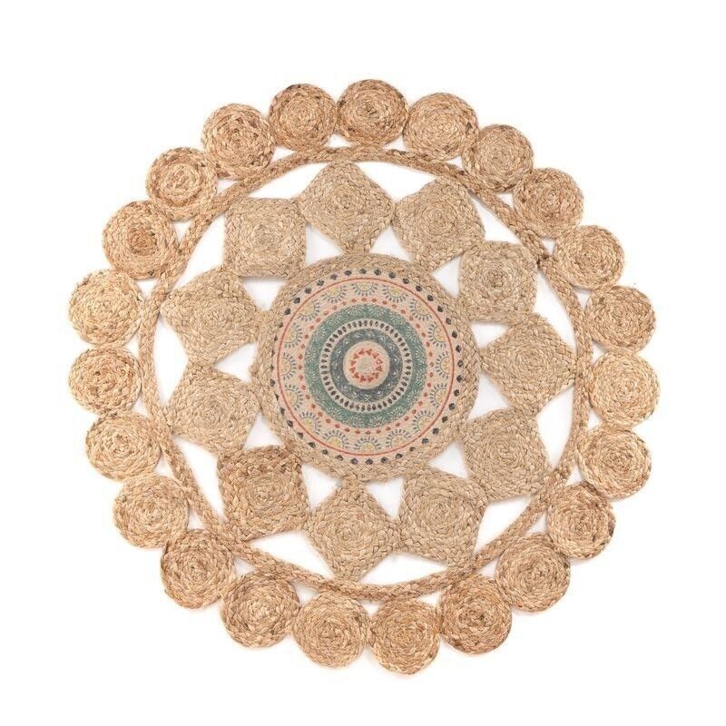 ALFOMBRA 90CM YUTE ESTAMPADA DANIELA HH30511574